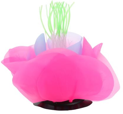 GANAZONO Künstliche Korallen-Dekoration Aus Silikon Für Aquarien Nachtleuchtende Wasserpflanzen Für Fischbecken Und Teich Aquaristik-Dekoration