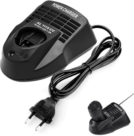 Ladegerät für Bosch, Professional Ladegerät für Bosch, 10.8V-12V AL1115CV AL1130CV Akkus Schnellladegerät（EU-Stecker）