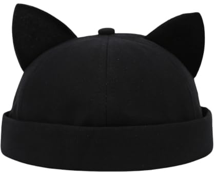 Xingbiyou Niedliches Katzenohren Mütze, Docker Mütze, Unisex Modische Kopfbedeckung