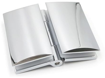 DYHWAC Clip Curvo de 180 Grados, Doble Cara, Actividad, Clip de baño, Puerta sin Marco, bisagra de partición Plegable