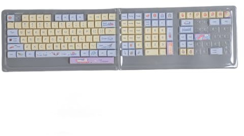 Set di copritasti PBT da 133 tasti, tastiera meccanica con altezza XDA, tasti personalizzati a sublimazione di calore con olio per tastiera da 61 64 68 72 82 84 87 104 108 tasti