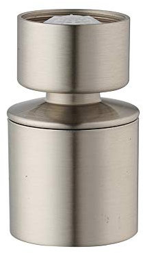 Waternymph Hibbent Doppelfunktions-2-Wege-Wasserhahn-Sprühkopf-Belüfter, wassersparender Schwenkbelüfter mit 2 Sprühern, Wasserhahn-teil, 55/64 Zoll-27UNS-Innengewinde, gebürstetes Nickel