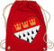 Turnbeutel Rucksack - Karneval & Fasching - Taschen - Köln Wappen Herz I Geschenk für Köln Fans - Unisize - Rot - wurfbeutel karnevalsbeutel faschings koln beutel köln+produkte karnevalstasche