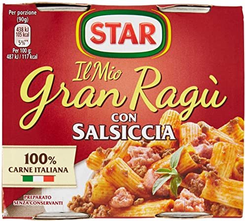 2x Il mio Gran ragu Star salsiccia tomatensauce 2x 180g sauce mit Würst