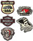 cut-it folientechnik & design MG610 / Aufkleber Set Rocker Breite je ca. 6cm Rockabilly Hot Rod Shop Sticker 666 Devil Old School Grease 50th 60th 70th