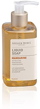 Atelier Rebul Mandarin Flüssige Handseife (250ml) | Natürlich | ohne Parabene, Sulfate und Mineralöle
