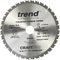 Trend CSB/21036 Craft Pro Allzweck-TCT-Kreissägeblatt, Wolframkarbid-Spitze, 210 mm x 36 Zähne x 30 mm Bohrung