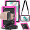 TECHGEAR Utility Funda Compatible con Samsung Galaxy Tab A8 10.5 2022 (SM-X200 / SM-X205) Funda Protectora Prueba de Choques Resistente Carcasa con Soporte Giratorio de 360 Grados y Correa de Hombro