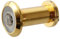 Türspion Spion 200° Weitwinkel Objektiv 36-56mm Türstärke Türsicherung Sicherheit 16mm (gold)