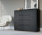 3E 3xE living.com Kommode 120 cm in Schwarz - 120 x 101 x 39 cm (B/H/T)