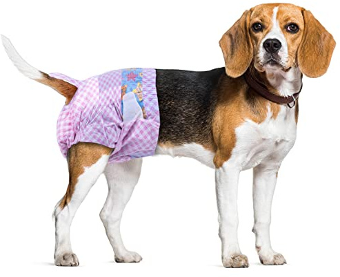 Flying Paws Absorbent Disposable Female Dog Period Pants in Season S-40 | With Wetness Indicator,Waterproof Diapers,Leak Proof,Breathable,Wraps for Puppy Training, Excitable Urination, Incontinence