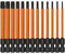 Hakkin Torx Bit Set 13Pcs Tamper Proof Security Torx Bits 75mm Premium S2 Steel 1/4” Hex Shank Magnetic Torx Screwdriver Bits for Power Impact Driver T5 T6 T7 T8 T9 T10 T15 T20 T25 T27 T30 T35 T40