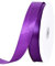 Toniful Satinband, dünnes, einfarbiges Satinband für Geschenkverpackungen, Basteln, Haarschleifen, Hochzeitsdekoration, Einladungskarten, Blumensträuße, Weihnachten, 2,5 cm x 91 m, Violett