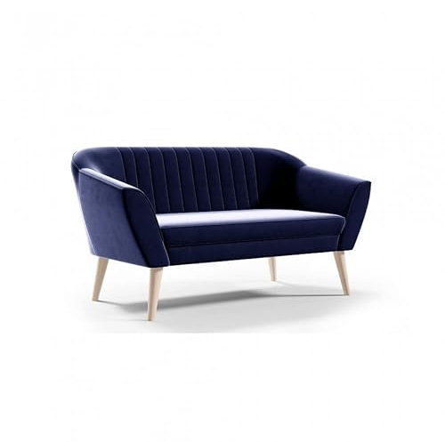 Zweisitzer-Sofa für Wohnzimmer PIRS 2 - Navy blau / R81