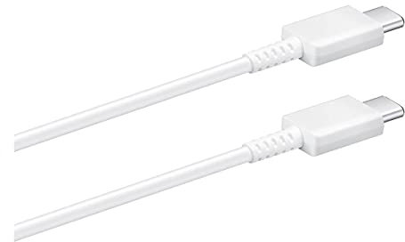 USB C Ladekabel kompatibel für Original Samsung USB Type-C zu Type-C 1.8Meter Kabel, Datenkabel Samsung Galaxy S22 S22 Ultra S21 S21FE S20 FE A53 5g A52 A33 5G Z Flip 4 Galaxy Tab S8 S7