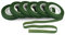 FEPITO 1/2 Wide Dark Green Floral Tapes Florist Tape for Bouquet Stem Wrapping and Floral Crafts,Wedding Bouquet(6 Rolls)