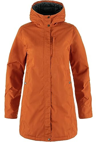 Fjällräven Damen Kiruna Padded Parka, Terracotta Brown, M