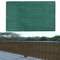 Balkon Sichtschutz Balkonabdeckung 90 x 650 cm Windschutz Staubschutz Sichtschutzmatte Sichtschutzzaun mit Ösen und Kordel für Balkongeländer Garten, Grün