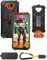 Ulefone Armor X13 12Go+64Go Telephones Portable Incassable, Android 13, 50MP+24MP Nocturne Vision, 8-Core, 6,52 HD+, 6320mAh, Antichoc Étanche Smartphone 4G Dual Nano SIM/3-Slots/NFC/IP68/69K- Orange