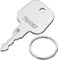 Ancable Chiave per TSA 007, TSA007, chiavi per bagaglio, compatibile con serrature con password per valigie, argento