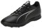PUMA Unisex Ultra 5 Play TT Soccer Shoe, Black White, 37.5 EU