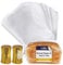Volila Clear Plastic Bread Bags - Bags for Homemade Bread Loaf, Buns, Baguette - 45cm x 20cm x 10cm - 300 Pack