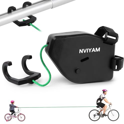 NVIYAM Abschleppseil Fahrrad Kinder, 2.5M Einziehbarer Kinder Fahrrad Abschleppseil,Eltern Kind Fahrrad Zubehör,Tragfähigkeit 500 lbs für Kinder MTB Bike und Radfahren