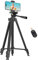 Luswemi - Treppiede leggero per telefono e fotocamera, con telecomando e supporto per telefono, treppiede portatile compatibile con iPhone 16 Pro Max/15 Pro/Samsung/DJI/GoPro
