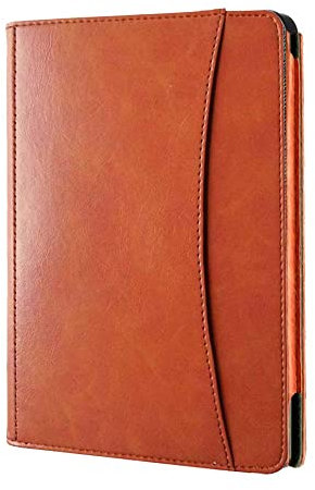 Spot for Kobo - Custodia in pelle per e-book Aura One 7.8 N709 a conchiglia con ventosa magnetica, colore: Marrone