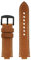 yeziu Konvexes Mundarmband für ORIS Diving AQUIS 733 7730 7740 Herrenuhrarmband(Brownb,24mm-11mm)