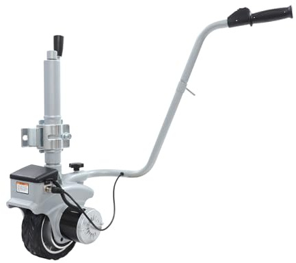 NoneDanGee 12V Elektrische Rangierhilfe, Anhängerwagen Rangierhilfe, Anhänger Stützrad, Stützrad für LKW, Wohnmobilen, Yachten, Booten