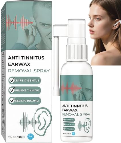 Hearing Restoration Spray – 30ml Hearing Restoration Spray for Ringing Ears & Earwax Cleaning, Effective Tinnitus Solution for Ear Care, Soothe & Refresh with This Gentle, 1PCS