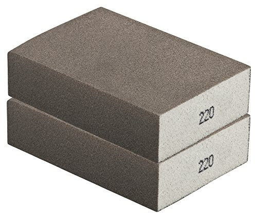 Schleifschwamm FEIN 2-er-Set I Körnung 220, DIY, Handschleifer I für verschiedene Materialien geeignet I hochwertiger Handschleifklotz, Schleifklotz, Schleifblock
