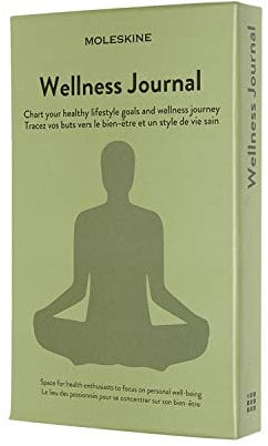 Moleskine Wellness Journal (Themen-/ Hardcover Notizbuch zur Überwachung Ihrer Gesundheits, und Fitnessziele, 13 x 21 cm, 400 Seiten)