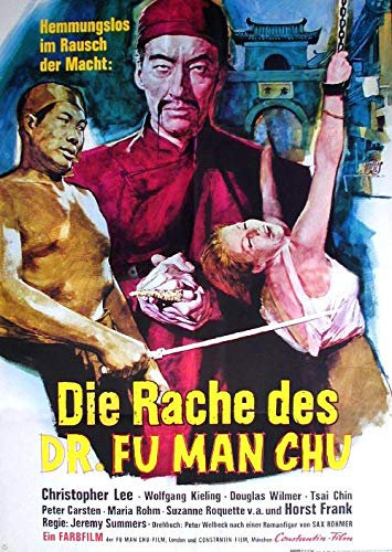 Die Rache des Dr. Fu Man Chu (1966) | original Filmplakat, Poster [Din A1, 59 x 84 cm]