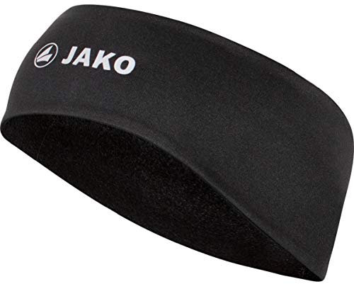 JAKO Unisex Funktion Stirnband, schwarz, 0 (One Size)