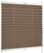 SchattenFreude Basic Klemmfix-Plissee für Fenster | Mit Klemm-Haltern | Ohne Bohren | Cappuccino, Breite: 65cm x Höhe: 100cm
