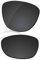 LenzReborn Polarisierte Linse Ersatz für Oakley Frogskins OO9013 Sonnenbrille – mehr Optionen Gr. Einheitsgröße, Dunkelschwarz – polarisiert