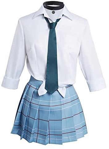 Zhongkaihua My Dress-Up Darling Cosplay Kostüm Kitagawa Marin Cosplay Kostüm Anzug Anime Charakter Jk Schuluniform für Mottoparty