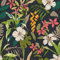 VEELIKE Tapete Floral Weiß 44.5cm×900cm Selbstklebende Tapete Blumen Vintage Blumentapete Wohnzimmer Muster Fototapete Schlafzimmer Romantik Tropische Blätter Klebefolie Möbel Wandtapete Wasserfest