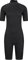 Mountain Warehouse Shorty Womens Wetsuit -2.5mm Thickness, Neoprene Ladies Swimsuit, Extended Puller, Flatlock Seams - For Spring Summer, Scuba Diving, Swimming Jet Black Women's Size 12-14
