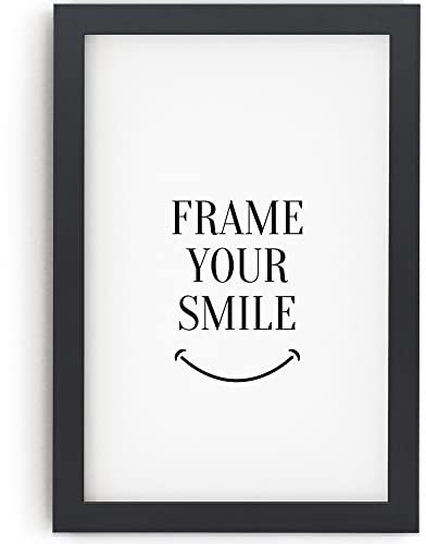 MONFRAME Bilderrahmen Modern - 33x98 cm - Schwarz - mit Acrylglas