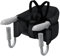 Aufun Tischsitz Faltbar Babysitz, Booster Sitz mit Anti-Rutsch-Klemmen, ergonomischer Rückenlehne, Sicherheitsgurt, Kinder Reisehochstuhl für zu Hause und Unterwegs (Schwarz)