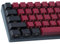 Teclas de Doble Disparo de 147 Teclas, Perfil de Cereza, Teclas grabadas Laterales con Letra samurái roja para Teclado mecánico Cherry MX de diseño ANSI e ISO (Samurai Rojo)