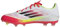 adidas Unisex F50 League Football Boots FG/MG Fußballschuhe, Cloud White/Core Black/Solar Yellow