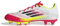 adidas F50 League Football Boots Soft Ground, Botas de fútbol Unisex Adulto, Cloud White/Core Black/Solar Yellow, 41 1/3 EU