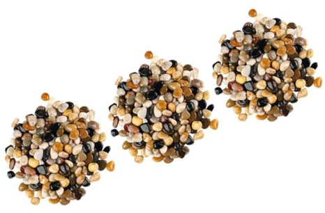 ULDIGI Natural Decorative Stones for Aquarium and Garden Landscaping Each Pebbles for Indoor Plants Flower Pots and Vase Filler