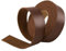 yumcute Braun Lederriemen, 2.6cm×3m Lederband Breit, 1,8mm Dicke Lederstreifen Lederband Flach, Kunstlederband für Handgemachte DIY, Tasche Riemen und Haustier Halsband