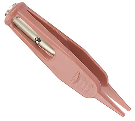 Pince à épiler de qualité Supérieure pour bébé avec Lumière LED – Dissolvant Polyvalent pour les Taches de Cérumen, de Nombril, de Nez et des Yeux – Pince de Nettoyage en