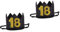 Alasum 2 Stk Krone Geburtstagshut 18. Partydekorationen geburtstagshut krone Hüte zum 18. Geburtstag Stirnband partyhütchen birthday crown Party-Deko-Hut Party-Accessoires-Hut Vlies Black